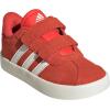 imageAdidas BabyBoys Vl Court 30 Hook ampamp Loop SneakerBright RedWhiteOff White