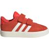 imageAdidas BabyBoys Vl Court 30 Hook ampamp Loop SneakerBright RedWhiteOff White