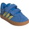 imageAdidas BabyBoys Vl Court 30 Hook ampamp Loop SneakerBright RoyalPure SulfurGum