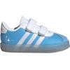 imageAdidas BabyBoys Vl Court 30 Hook ampamp Loop SneakerCinderellaSemi Blue BurstWhiteLucid Pink