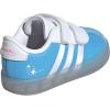 imageAdidas BabyBoys Vl Court 30 Hook ampamp Loop SneakerCinderellaSemi Blue BurstWhiteLucid Pink