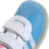 imageAdidas BabyBoys Vl Court 30 Hook ampamp Loop SneakerCinderellaSemi Blue BurstWhiteLucid Pink
