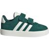 imageAdidas BabyBoys Vl Court 30 Hook ampamp Loop SneakerCollegiate GreenOff WhiteGold Metallic