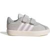 imageAdidas BabyBoys Vl Court 30 Hook ampamp Loop SneakerDash GreyWhiteLime Burst
