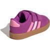 imageAdidas BabyBoys Vl Court 30 Hook ampamp Loop SneakerFlash PinkBliss PinkClear Pink