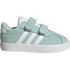 imageAdidas BabyBoys Vl Court 30 Hook ampamp Loop SneakerHalo MintWhiteBlack
