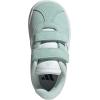 imageAdidas BabyBoys Vl Court 30 Hook ampamp Loop SneakerHalo MintWhiteBlack