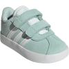 imageAdidas BabyBoys Vl Court 30 Hook ampamp Loop SneakerHalo MintWhiteBlack