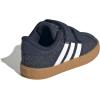 imageAdidas BabyBoys Vl Court 30 Hook ampamp Loop SneakerInkWhiteGum