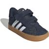 imageAdidas BabyBoys Vl Court 30 Hook ampamp Loop SneakerInkWhiteGum