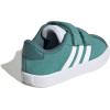 imageAdidas BabyBoys Vl Court 30 Hook ampamp Loop SneakerPowder TealWhitePreloved Teal