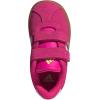 imageAdidas BabyBoys Vl Court 30 Hook ampamp Loop SneakerShock PinkSemi Flash AquaLucid Lemon