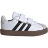 imageAdidas BabyBoys Vl Court 30 Hook ampamp Loop SneakerWhiteBlackGrey