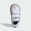 imageAdidas BabyBoys Vl Court 30 Hook ampamp Loop SneakerWhiteBlackGrey