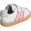 imageAdidas BabyBoys Vl Court 30 Hook ampamp Loop SneakerWhiteBliss PinkAlumina