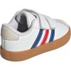 imageAdidas BabyBoys Vl Court 30 Hook ampamp Loop SneakerWhiteTeam Royal BlueBetter Scarlet