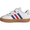 imageAdidas BabyBoys Vl Court 30 Hook ampamp Loop SneakerWhiteTeam Royal BlueBetter Scarlet