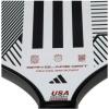 imageAdidas Match Pickleball Paddle  Fiberglass Surface  Polypropylene Honeycomb Core  Featuring Spinblade Grit  Designed for Beginners  USAPA Approved2024 Match Lite White