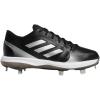 imageAdidas Womens EG5634 Baseball Shoe BlackSilverWhiteBlackSilver MetallicSilver Metallic