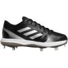 imageAdidas Womens EG5634 Baseball Shoe BlackSilverWhiteBlackSilver MetallicSilver Metallic