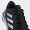 imageAdidas Womens EG5634 Baseball Shoe BlackSilverWhiteBlackSilver MetallicSilver Metallic