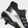 imageAdidas Womens EG5634 Baseball Shoe BlackSilverWhiteCore BlackSilver MetallicFootwear White