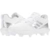 imageAdidas Womens EG5634 Baseball Shoe BlackSilverWhiteFootwear WhiteSilver MetallicGrey One