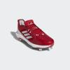 imageAdidas Womens EG5634 Baseball Shoe BlackSilverWhitePower RedSilverWhite