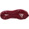 imageAdidas Womens EG5634 Baseball Shoe BlackSilverWhiteRedWhite
