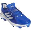 imageAdidas Womens EG5634 Baseball Shoe BlackSilverWhiteTeam Royal BlueSilver MetallicFootwear White