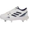 imageAdidas Womens EG5634 Baseball Shoe BlackSilverWhiteWhiteTeam Navy BlueMystery Ink