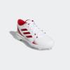 imageAdidas Womens EG5634 Baseball Shoe BlackSilverWhiteWhiteTeam Power RedSolar Red