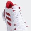 imageAdidas Womens EG5634 Baseball Shoe BlackSilverWhiteWhiteTeam Power RedSolar Red