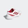 imageAdidas Womens EG5634 Baseball Shoe BlackSilverWhiteWhiteTeam Power RedSolar Red