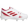 imageAdidas Womens EG5634 Baseball Shoe BlackSilverWhiteWhiteTeam Power RedSolar Red