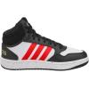 imageAdidas Womens Hoops 30 Basketball ShoeCloud Whitevivid Redcore Black