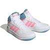 imageAdidas Womens Hoops 30 Basketball ShoeWhiteBeam PinkPreloved Blue