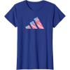 imageadidas Badge of Sport Americana Three Bar Graphic TShirtRoyal Blue