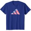 imageadidas Badge of Sport Americana Three Bar Graphic TShirtRoyal Blue