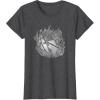 imageadidas Badge of Sport Basketball On Fire Graphic TShirtDark Heather Grey