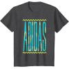 imageadidas Badge of Sport Statement Tropical 90s Graphic TShirtDark Heather Grey
