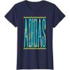 imageadidas Badge of Sport Statement Tropical 90s Graphic TShirtNavy Blue