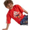 imageadidas Boys Disney Mickey Mouse TShirtBright RedOff White