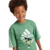 imageadidas Boys Disney Mickey Mouse TShirtPreloved GreenOff White