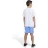 imageadidas Boys Elastic Waistband Performance ShortsBlue Fusion