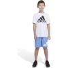 imageadidas Boys Elastic Waistband Performance ShortsBlue Fusion