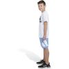 imageadidas Boys Elastic Waistband Performance ShortsBlue Fusion
