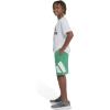 imageadidas Boys Elastic Waistband Performance ShortsCourt Green