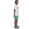 imageadidas Boys Elastic Waistband Performance ShortsCourt Green
