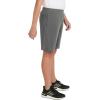 imageadidas Boys Elastic Waistband Performance ShortsDark Grey